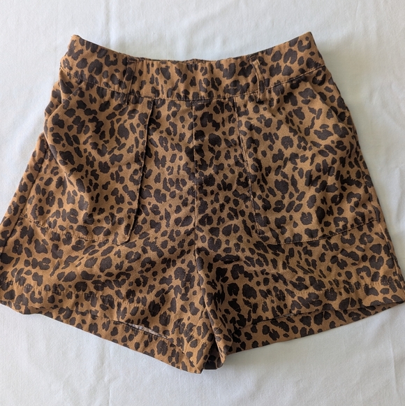 a new day Pants - A New Day Leopard Print Shorts